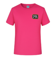 Premium Light Blue T-Shirt – Custom Logo Ready Pink - Image 2