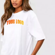 Oversized Streetwear Tee – Relaxed Fit, Breathable Cotton, White & Grey - Image 2