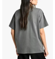 Oversized Streetwear Tee – Relaxed Fit, Breathable Cotton, White & Grey - Image 4