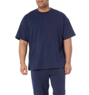 Oversized Streetwear Tee – Relaxed Fit, Breathable Cotton, Blue - Image 3