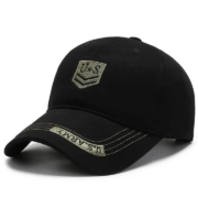 Classic Dad Hats – Low Profile, Adjustable Strapback, Black